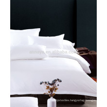 200T to 400T Hotel / Motel Use Bed Sheet Bedding Set Plain White